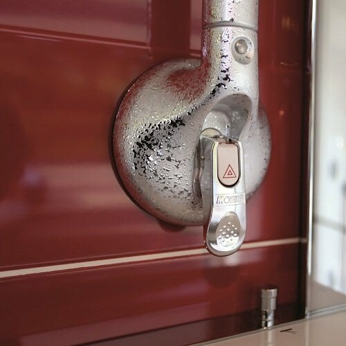 Maniglioni a ventosa con lunghezza fissa Chrom Look ausilio per disabili