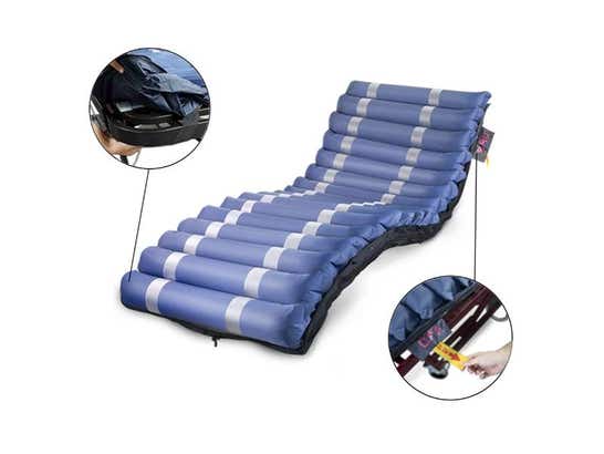 Materasso antidecubito Mobi 3 blu a celle alternate ausilio per disabili