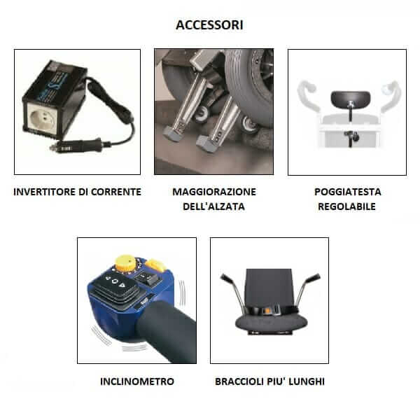 Montascale a ruote CR2304 Medimec ausilio per disabili