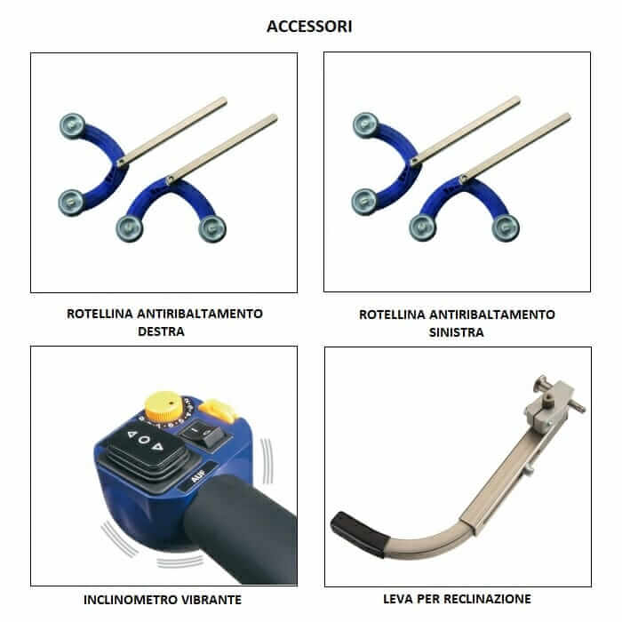 Montascale a ruote S-MAX Medimec ausilio per disabili
