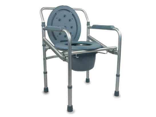 Sedia con WC Pieghevole in Alluminio Regolabile Modell Mar