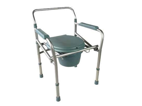 Sedia con WC Pieghevole in Alluminio Regolabile Modell Mar