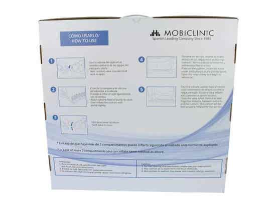 Cuscino antidecubito de aire Q-AIR 40x40x6 cm con funda y bomba