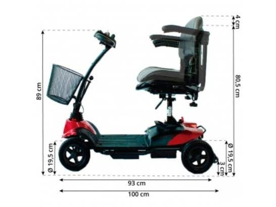 Scooter Elettrico 4 Ruote Mod Virgo per Mobilità Ridotta - Burdeos