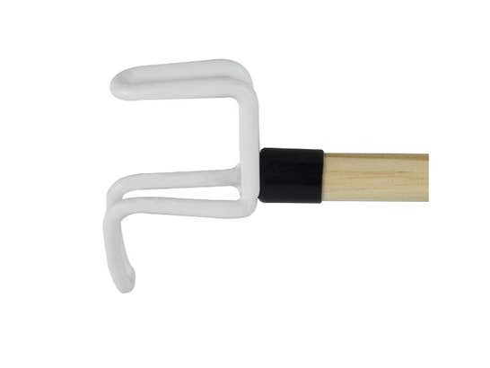 Bastone per vestirsi in legno con gancio in plastica, 69 cm, 117 gr