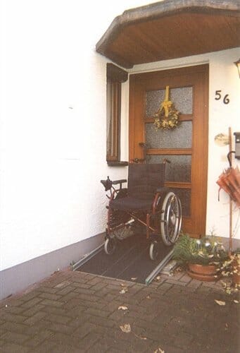 Rampa larga fissa ausilio per disabili