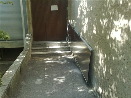 Rampa larga fissa ausilio per disabili