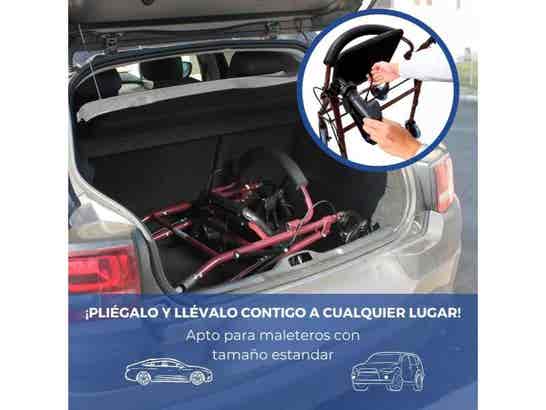 Rollator Rollator 4 Ruote con Freni e Sedile Modello Escorial ausilio per disabili