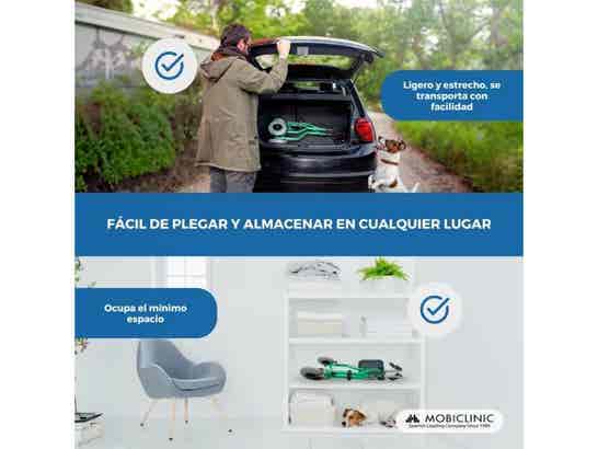 Rollator rollator 3 ruote in acciaio con cestino e copertura verde ausilio per disabili