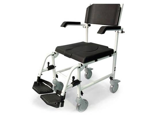 Sedia comoda in alluminio COMPAGNA per wc e doccia