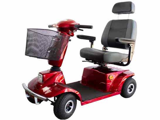 Scooter Elettrico 4 Ruote Adulto Libra Bordeaux - Mobiclinic ausilio per disabili