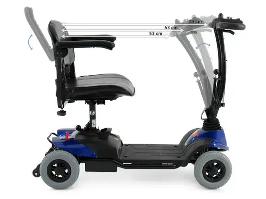 Scooter elettrico pieghevole HS118 a 4 ruote ausilio per disabili