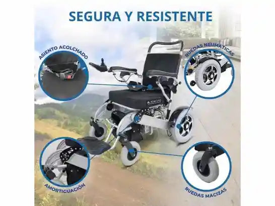 Sedia a Rotelle Elettrica Troya Plus Ultra Tiny 6L 24V 10Ah ausilio per disabili