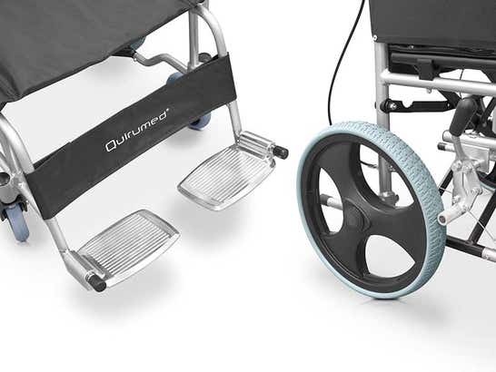 Sedia a rotelle con telaio in alluminio ausilio per disabili