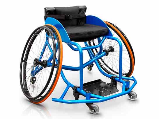 Sedia a rotelle da basket ausilio per disabili