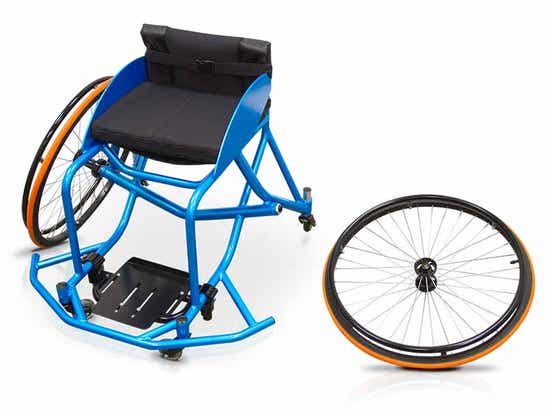 Sedia a rotelle da basket ausilio per disabili
