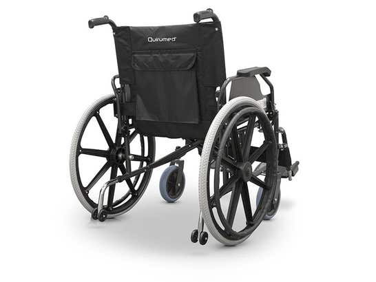Sedia a rotelle pieghevole larghezza seduta speciale di 56 cm ausilio per disabili