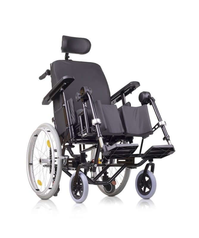 Sedia basculante con ruote da transito con rotazione di 360° Balance 360/361 ausilio per disabili