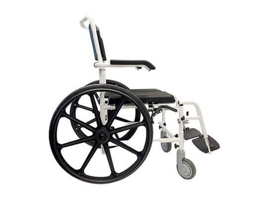 Sedia comoda in alluminio LIBERA per wc e doccia ausilio per disabili