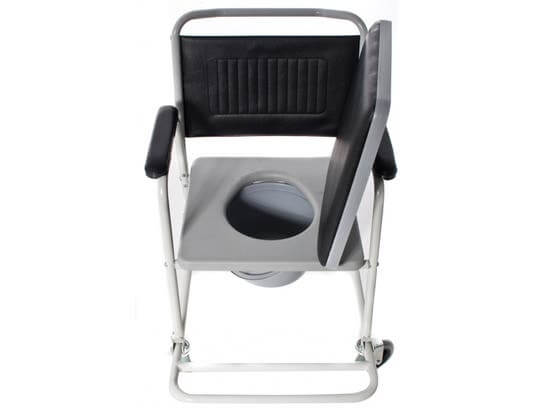 Sedia fissa con orinale estraibile ausilio per disabili