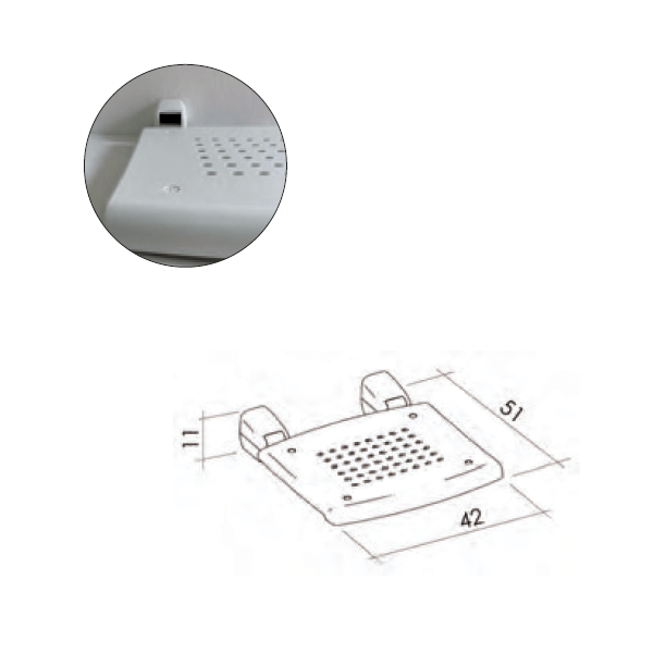 Sedile a parete FAMILIAR Allmobility ausilio per disabili