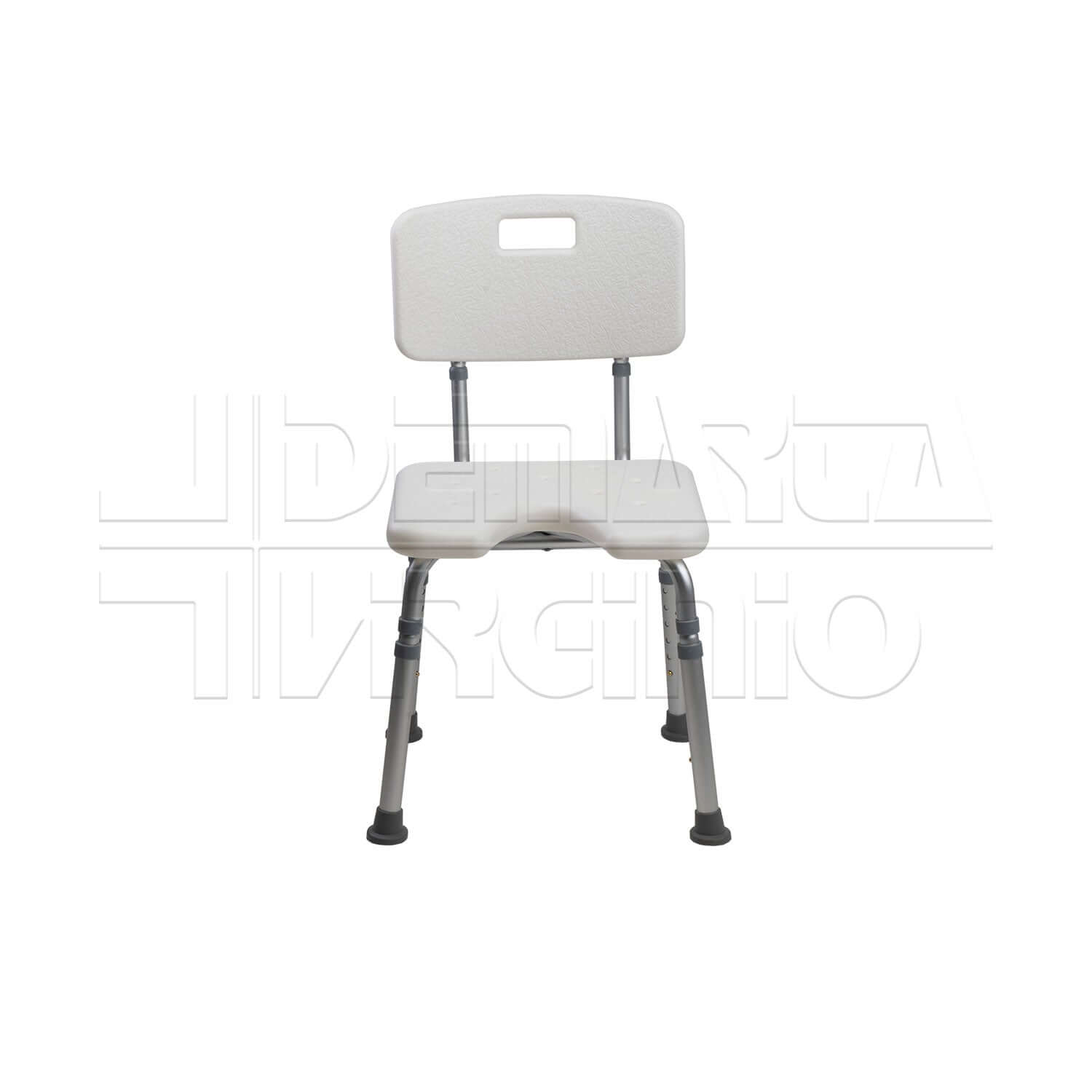 Sedile da Doccia con Incavo e Schienale ausilio per disabili