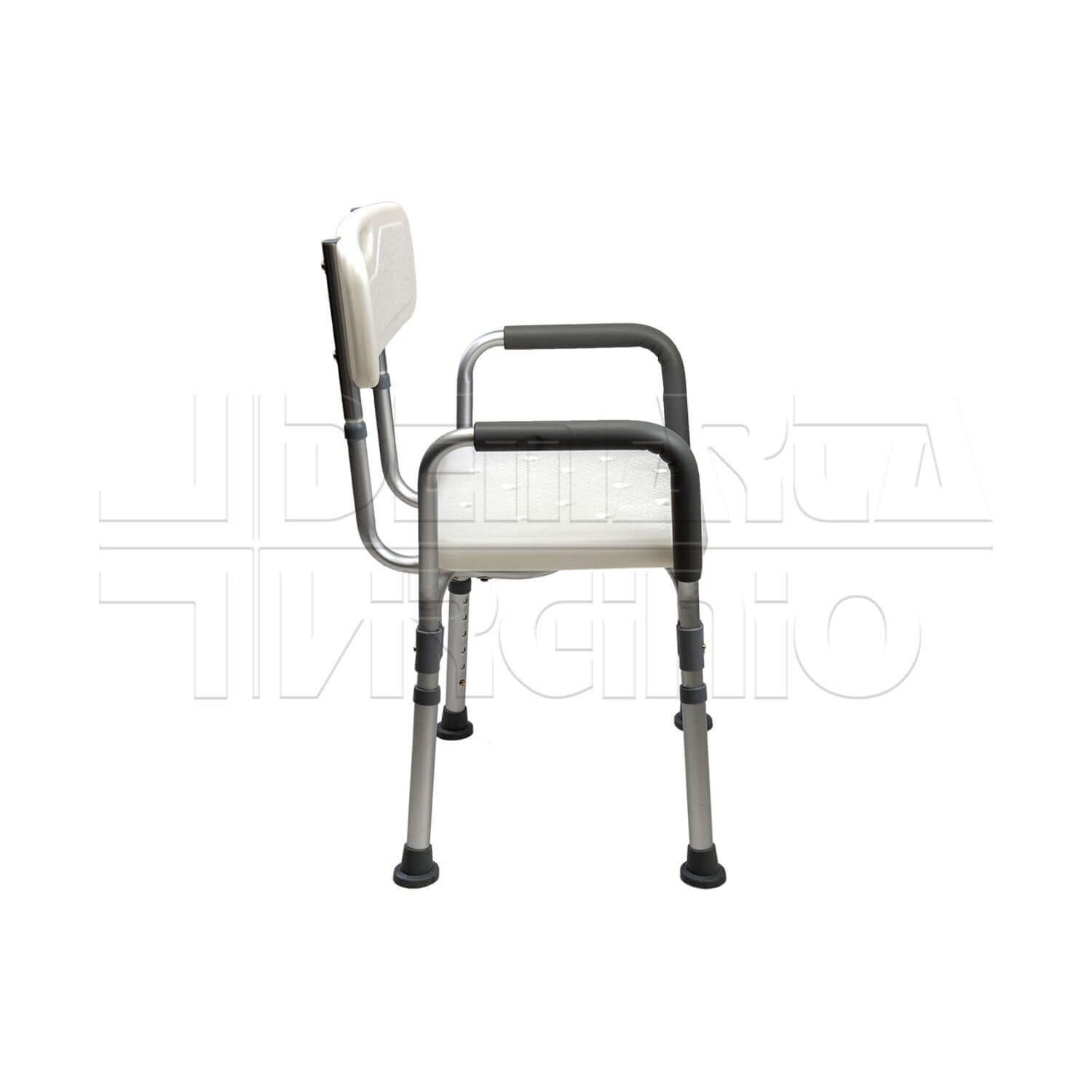 Sedile da Doccia con Schienale e Braccioli ausilio per disabili