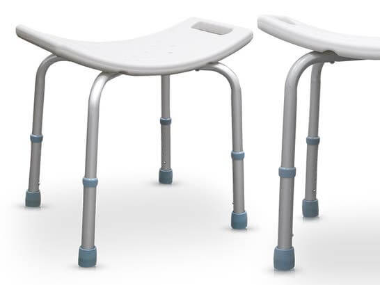 Sgabello da bagno ergonomico regolabile in altezza ausilio per disabili
