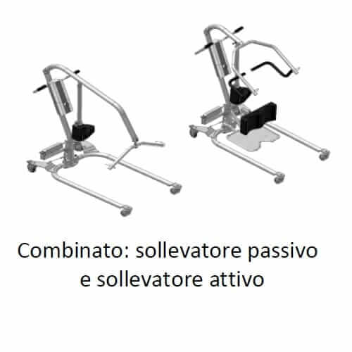 Sollevatore elettrico TUTTO IN UNO 150 kg Allmobility ausilio per disabili
