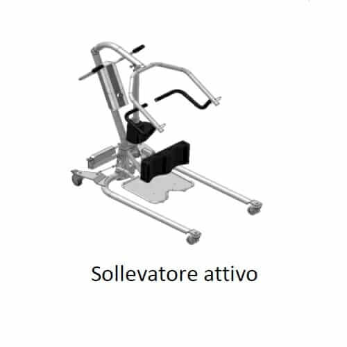 Sollevatore elettrico TUTTO IN UNO 150 kg Allmobility ausilio per disabili