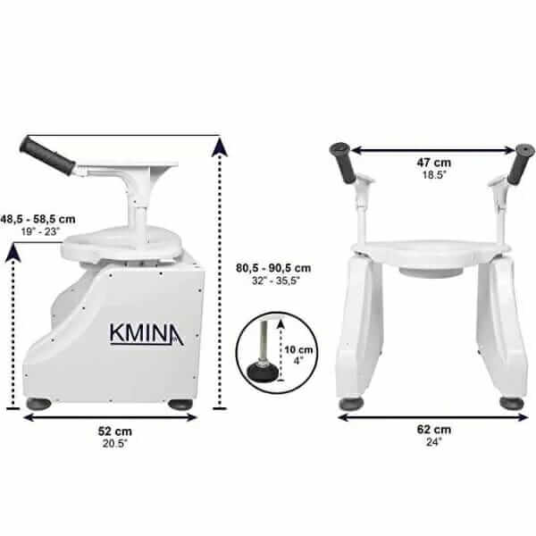 Sollevatore elettrico WC EDISOLL Allmobility ausilio per disabili