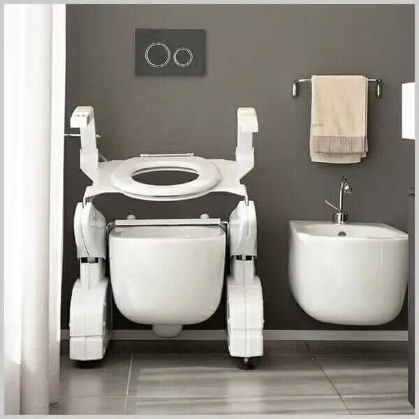 Sollevatore elettrico per WC SOLLiEVATI Allmobility ausilio per disabili