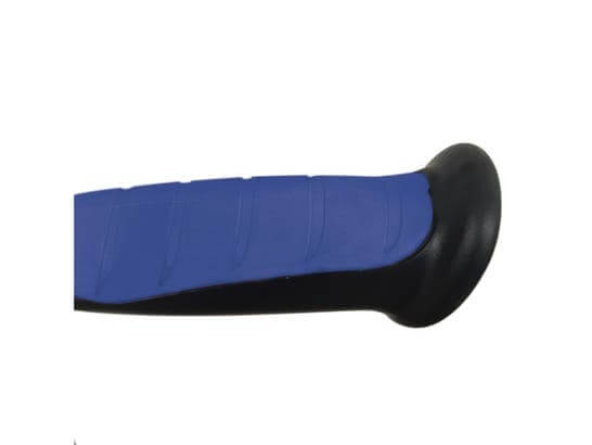 Stampolina Advance in alluminio regolabile in altezza, bastone da passeggio inglese, impugnatura anatomica in gomma, blu ausilio per disabili