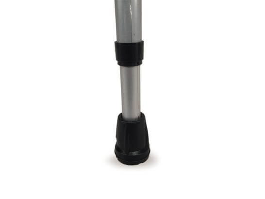 Stampolina Advance in alluminio regolabile in altezza, bastone da passeggio inglese, impugnatura anatomica in gomma, blu ausilio per disabili