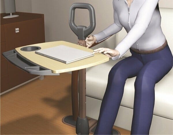 Supporto per alzarsi con vassoio Allmobility ALLM GARCON ausilio per disabili