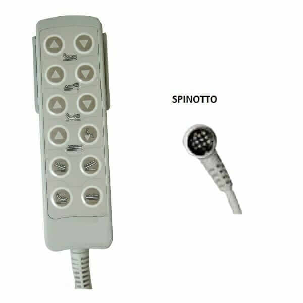 Telecomando per letto 12 tasti 02044001 ausilio per disabili