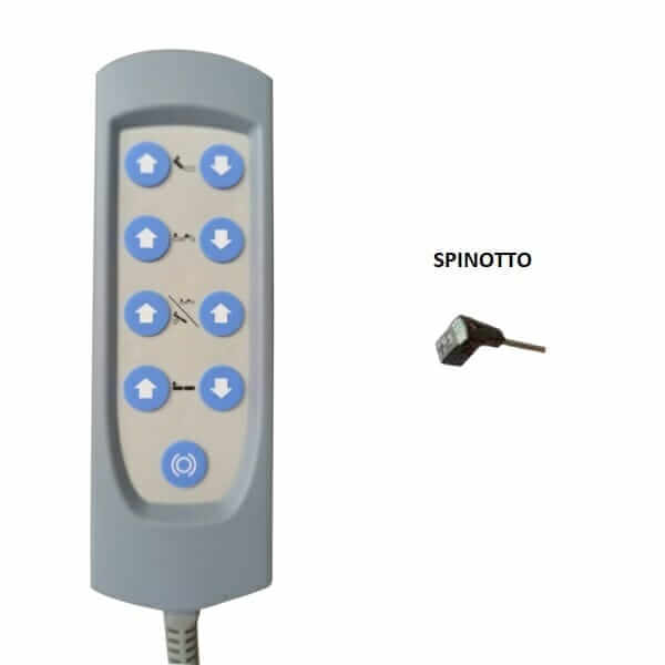 Telecomando per letto 7 tasti 02167006 ausilio per disabili