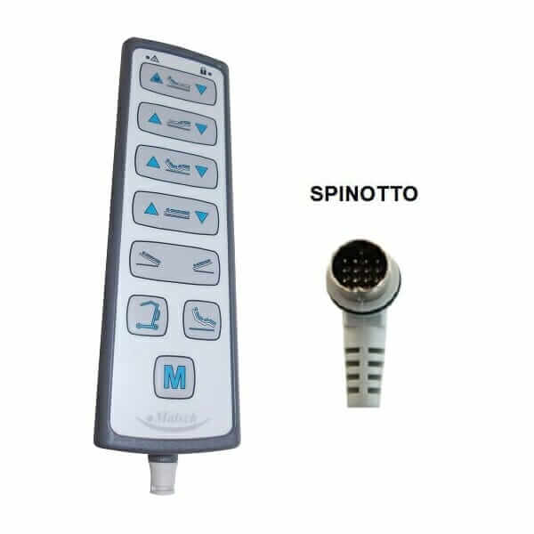 Telecomando per letto 8 funzioni 02044002 ausilio per disabili