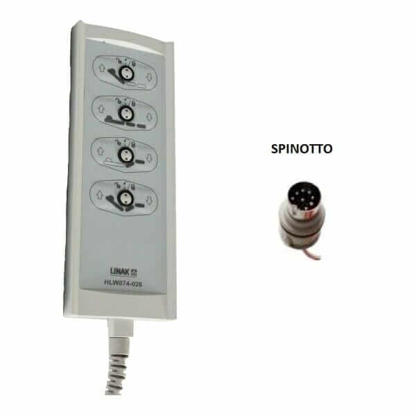 Telecomando per letto 8 tasti 02002013 ausilio per disabili