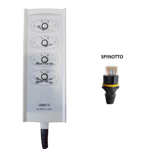 Telecomando per letto 8 tasti 02002016 ausilio per disabili