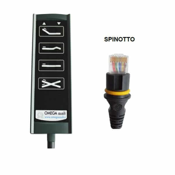 Telecomando per letto 8 tasti 02006014 ausilio per disabili