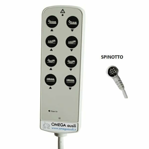 Telecomando per letto 8 tasti 02146005 ausilio per disabili