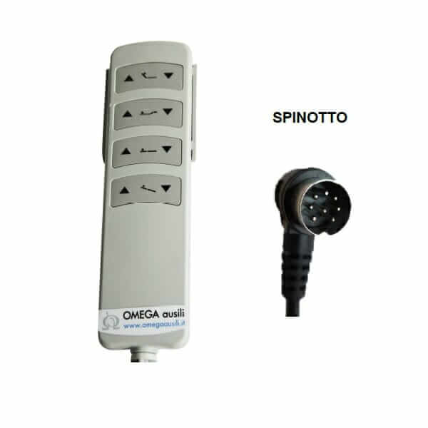 Telecomando per letto 8 tasti 02167001 ausilio per disabili