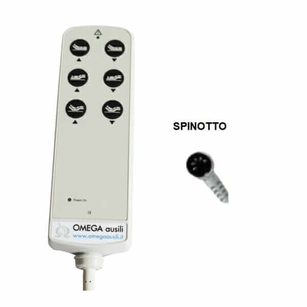 Telecomando per letto a 6 tasti 02146009 ausilio per disabili