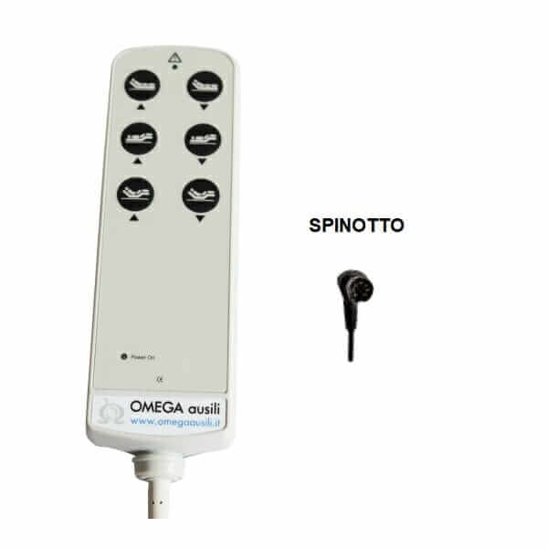 Telecomando per letto a 6 tasti 02146014 ausilio per disabili
