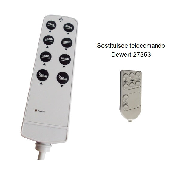 8-button bed remote control 02146003