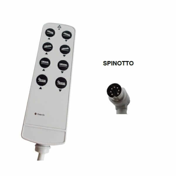Telecomando per letto a 8 tasti 02146010 ausilio per disabili