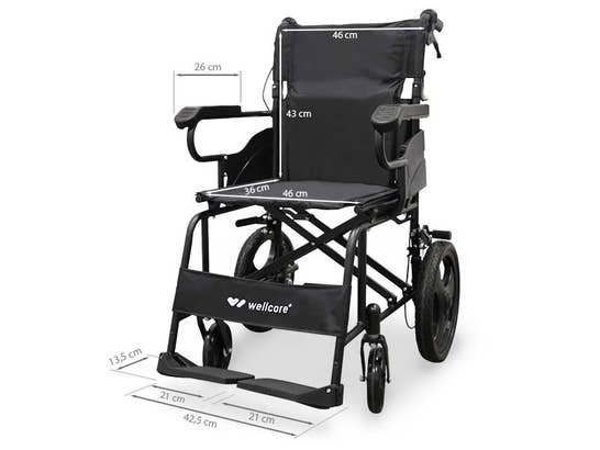 Carrozzina pieghevole da trasferimento Wellcore