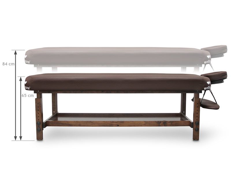 Lettino Fisso in Legno Wellcore con Poggiatesta