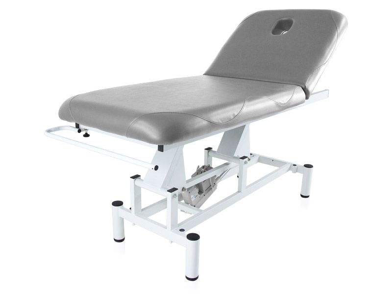 Lettino elettrico Quirumed EASY a 1 motore - argento